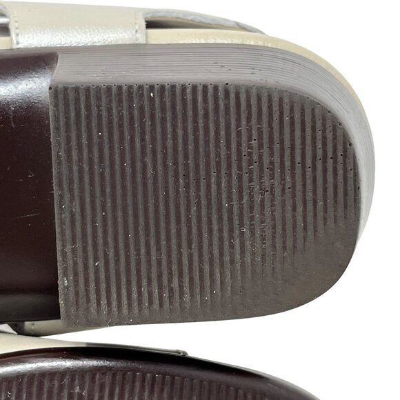 SAS Tripad Womens Suntimer Bone Ivory Pearl Leather Open Toe Sandals 7.5M - Picture 8 of 12